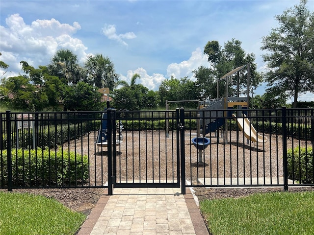 5832 Semolino St, Nokomis, FL 34275 - view of gate