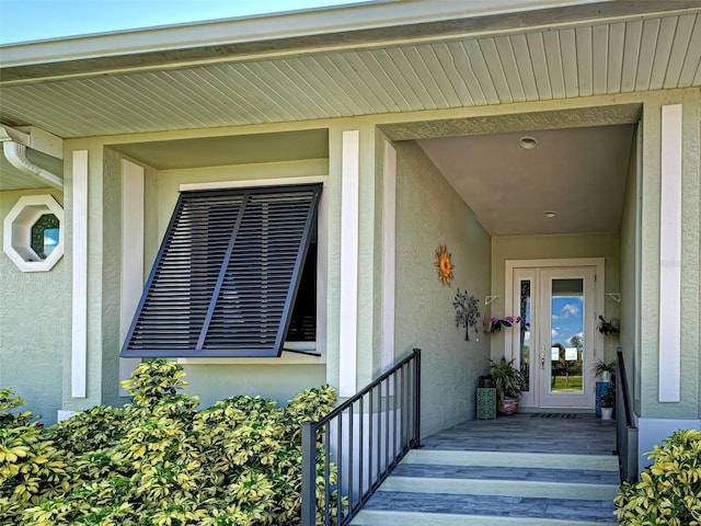 48 Lark Dr, Placida, FL 33946 - entrance to property featuring stucco siding