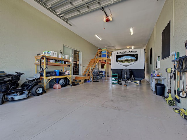 48 Lark Dr, Placida, FL 33946 - garage featuring a textured wall