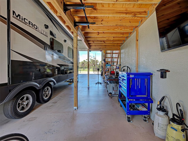 48 Lark Dr, Placida, FL 33946 - garage with a textured wall