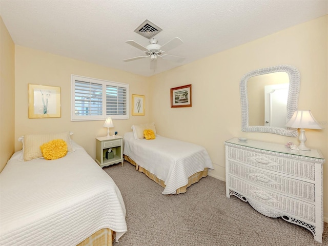 168 The Corso Unit 168, Venice, FL 34285 - bedroom featuring carpet floors and a ceiling fan