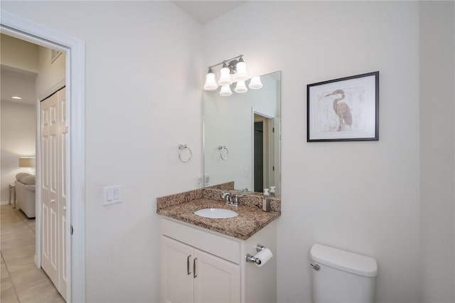 19269 Serafina St, Venice, FL 34293 - bathroom featuring vanity and tile patterned floors