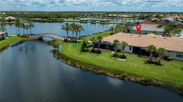 19269 Serafina St, Venice, FL 34293 - aerial view of a nearby body of water