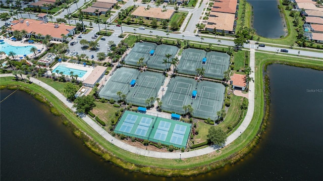 19269 Serafina St, Venice, FL 34293 - view of property location featuring a pool and a large body of water