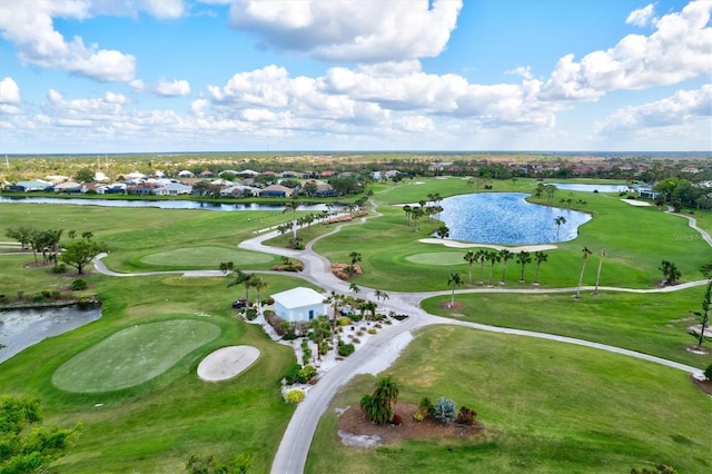 437 Cerromar Ln Unit 424, Venice, FL 34293 - aerial overview of property's location with a large body of water, nearby suburban area, and a golf course