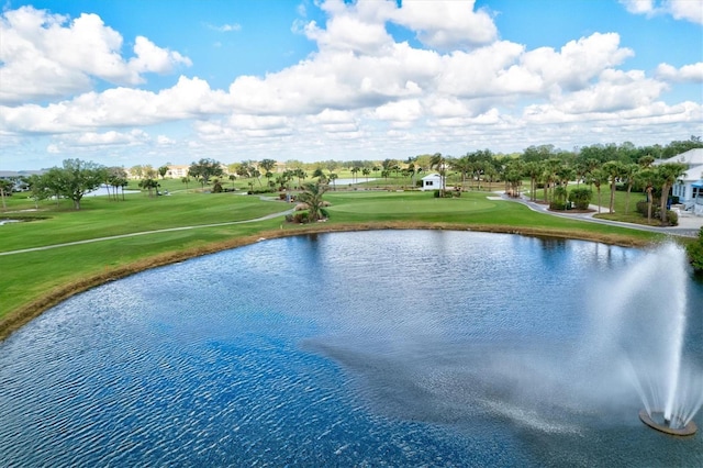 437 Cerromar Ln Unit 424, Venice, FL 34293 - water view featuring a golf course