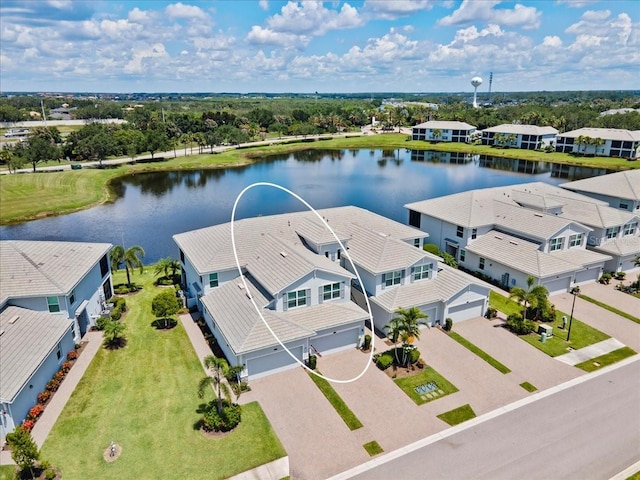 935 Tidewater Shrs Unit 721, Bradenton, FL 34208 - aerial perspective of suburban area with a large body of water
