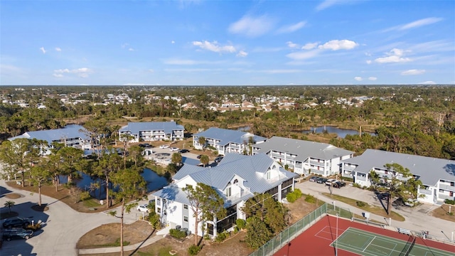 6800 Placida Rd Unit 280, Englewood, FL 34224 - aerial view of residential area featuring a nearby body of water and a tree filled landscape