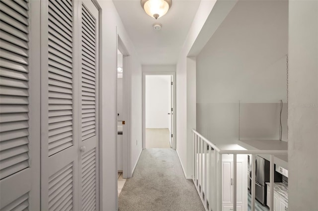 6800 Placida Rd Unit 280, Englewood, FL 34224 - hallway with light carpet