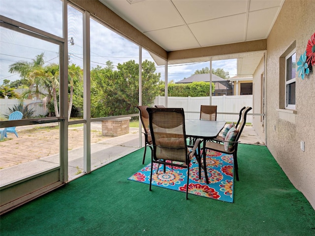 23102 Madelyn Ave, Port Charlotte, FL 33954 - sunroom with outdoor dining area