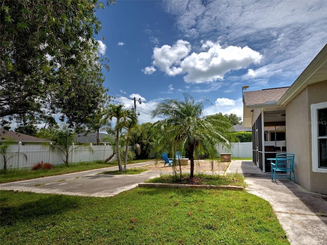 23102 Madelyn Ave, Port Charlotte, FL 33954 - fenced backyard with a patio