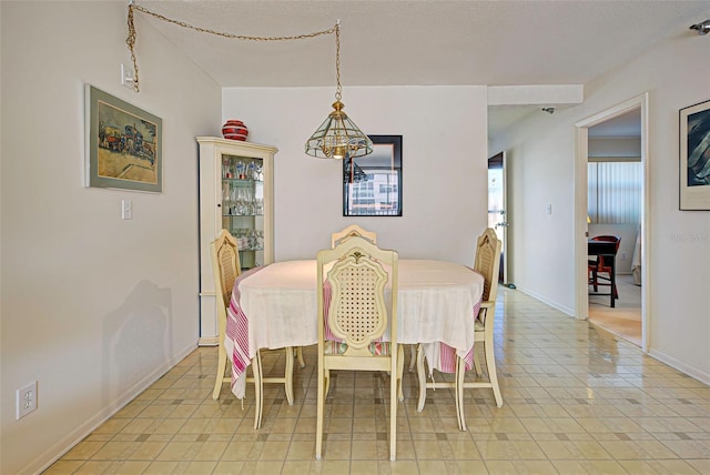 244 Saint Augustine Ave Unit 202, Venice, FL 34285 - dining area with light tile patterned floors and baseboards