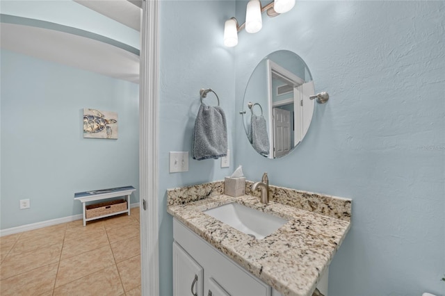 7164 Mikasa Dr, Punta Gorda, FL 33950 - bathroom featuring vanity and tile patterned floors
