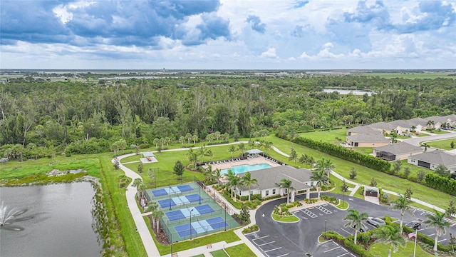 7164 Mikasa Dr, Punta Gorda, FL 33950 - drone / aerial view of a large body of water and a pool