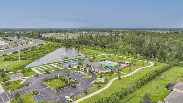 7164 Mikasa Dr, Punta Gorda, FL 33950 - bird's eye view of a nearby body of water and a pool area