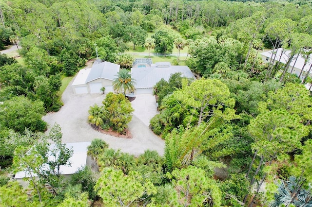 6522 Pimlico St, North Port, FL 34291 - view from above of property featuring a heavily wooded area
