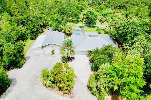 6522 Pimlico St, North Port, FL 34291 - view of subject property with a forest