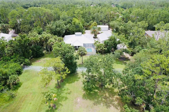 6522 Pimlico St, North Port, FL 34291 - aerial view of property's location featuring a heavily wooded area