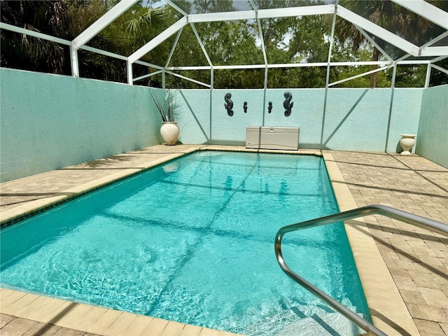 6522 Pimlico St, North Port, FL 34291 - view of pool with glass enclosure