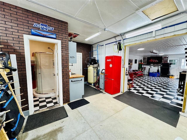 6522 Pimlico St, North Port, FL 34291 - garage with water heater