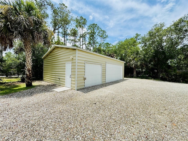 6522 Pimlico St, North Port, FL 34291 - view of detached garage