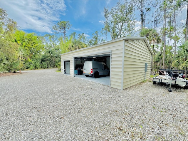6522 Pimlico St, North Port, FL 34291 - view of detached garage