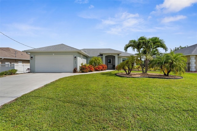 108 Albatross Rd, Rotonda West, FL 33947 - ranch-style home with a garage, driveway, and stucco siding
