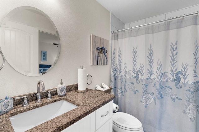 108 Albatross Rd, Rotonda West, FL 33947 - full bathroom featuring vanity and a shower with curtain