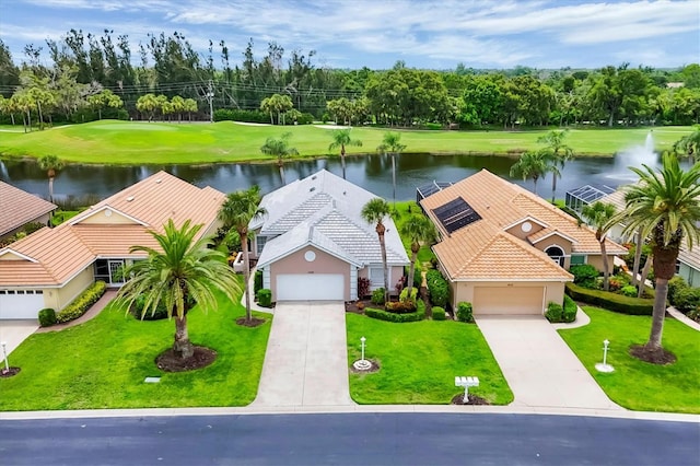 1429 Turnberry Dr, Venice, FL 34292 - aerial view of property and surrounding area featuring a nearby body of water