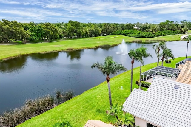 1429 Turnberry Dr, Venice, FL 34292 - water view with a tree filled landscape and a golf club