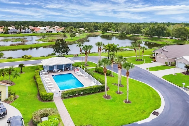 1429 Turnberry Dr, Venice, FL 34292 - aerial perspective of suburban area with a large body of water