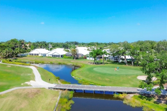 1429 Turnberry Dr, Venice, FL 34292 - view of community with a water view and view of golf course