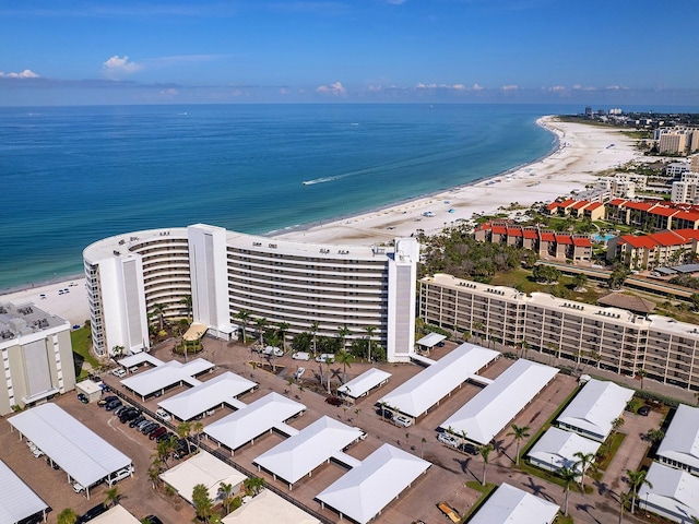 6300 Midnight Pass Rd Unit 809, Sarasota, FL 34242 - aerial view of waterfront with a beach