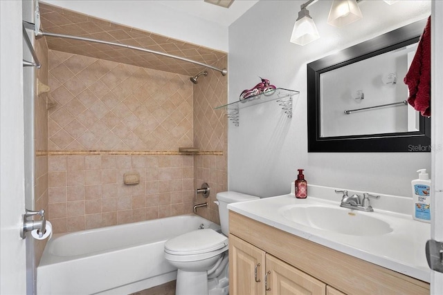 18671 Macgill Ave, Port Charlotte, FL 33948 - bathroom with vanity and shower / bath combination