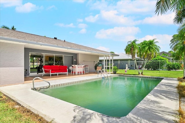 18671 Macgill Ave, Port Charlotte, FL 33948 - view of swimming pool featuring a patio area and area for grilling
