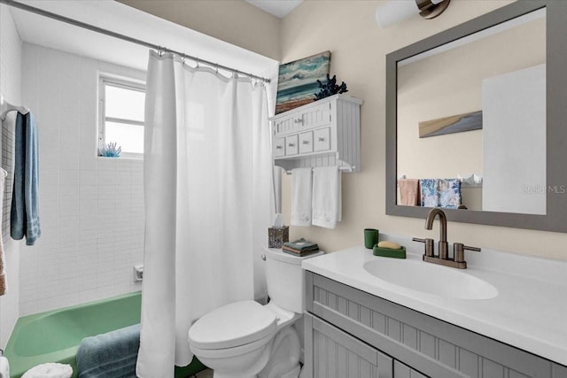 8651 Ellesmere Ct, North Port, FL 34287 - full bathroom with vanity and shower / tub combo
