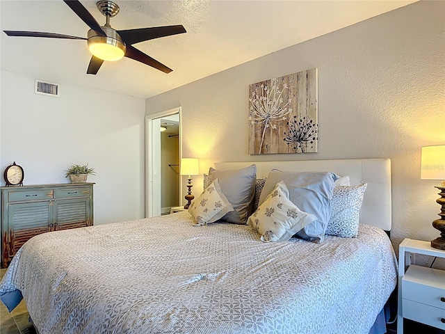 1335 Rock Dove Ct Unit 111, Punta Gorda, FL 33950 - bedroom with ceiling fan
