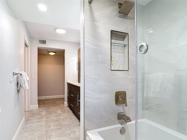 1335 Rock Dove Ct Unit 111, Punta Gorda, FL 33950 - bathroom with shower / bathtub combination and vanity