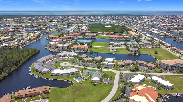 1335 Rock Dove Ct Unit 111, Punta Gorda, FL 33950 - aerial perspective of suburban area featuring a large body of water
