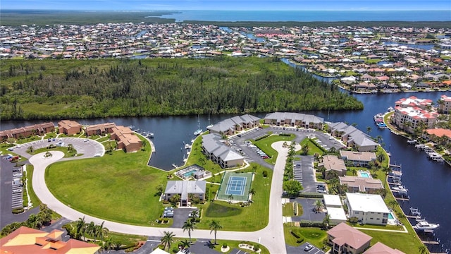 1335 Rock Dove Ct Unit 111, Punta Gorda, FL 33950 - aerial view of residential area featuring a nearby body of water