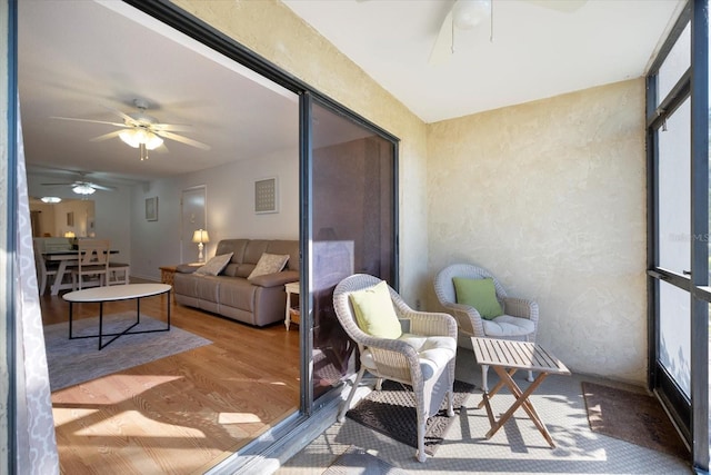752 White Pine Tree Rd Unit 108, Venice, FL 34285 - sunroom / solarium with ceiling fan