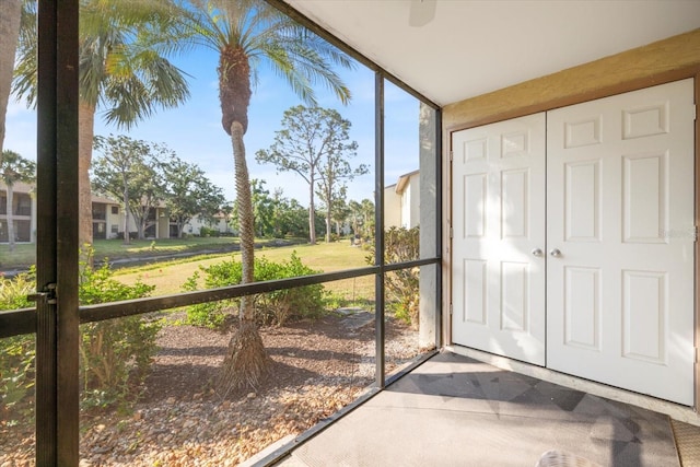 752 White Pine Tree Rd Unit 108, Venice, FL 34285 - view of unfurnished sunroom