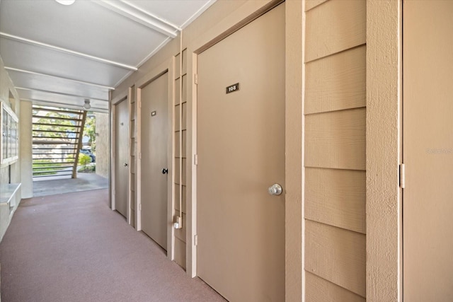 752 White Pine Tree Rd Unit 108, Venice, FL 34285 - hall with light colored carpet