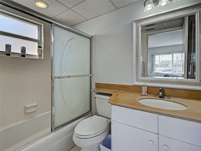 200 The Esplanade N Unit B19, Venice, FL 34285 - bathroom featuring vanity and enclosed tub / shower combo