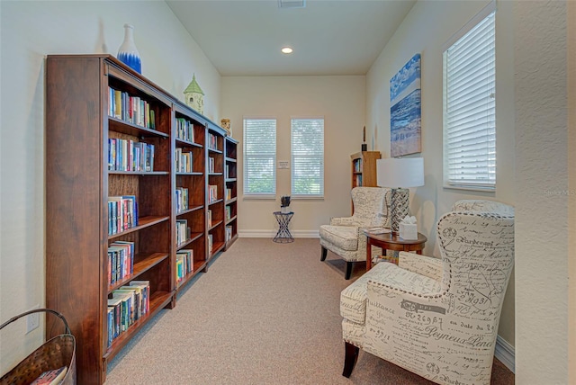 800 San Lino Cir Unit 813, Venice, FL 34292 - sitting room with carpet and baseboards