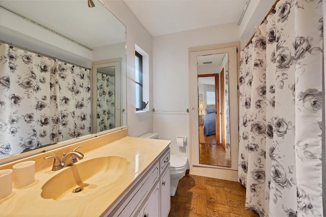12001 Daroco Ln, North Port, FL 34287 - full bathroom with vanity and a shower with shower curtain
