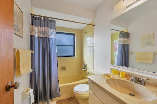 12001 Daroco Ln, North Port, FL 34287 - bathroom featuring vanity and shower / bath combo with shower curtain