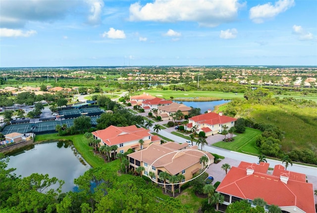 114 Bella Vista Ter Unit 6C, Nokomis, FL 34275 - aerial perspective of suburban area with a nearby body of water