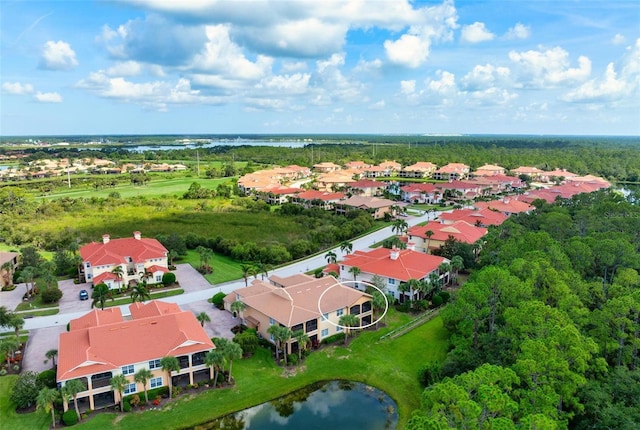 114 Bella Vista Ter Unit 6C, Nokomis, FL 34275 - aerial perspective of suburban area featuring a nearby body of water