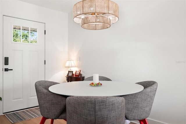 812 Garland Ave, Nokomis, FL 34275 - dining room featuring wood finished floors and baseboards